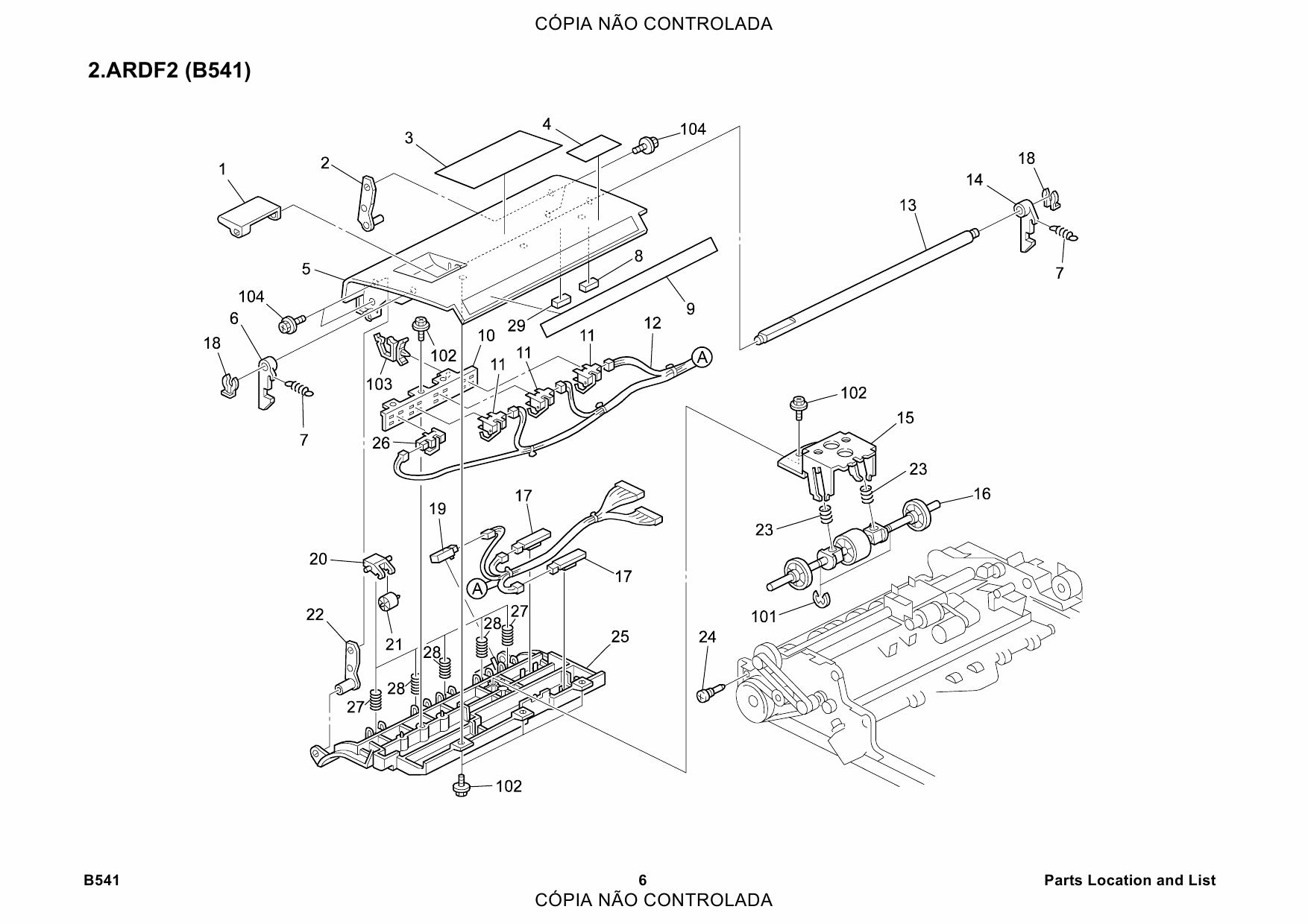 RICOH Options DF76 B541 Parts Catalog PDF download-3 RICOH Options DF76 B541 Parts Catalog PDF download-3